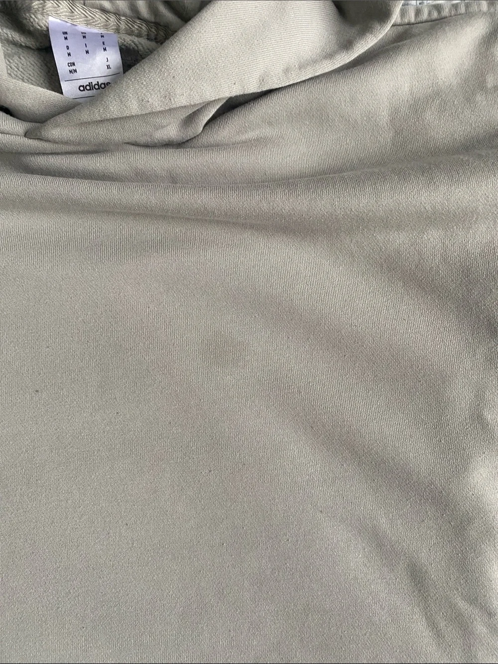 adidas Men’s Light Gray Crewneck Hoodie